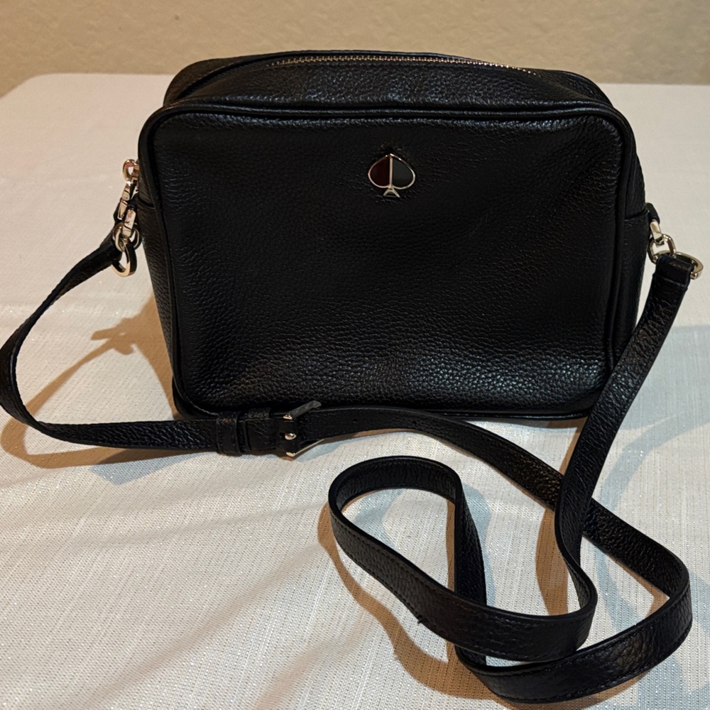 Kate Spade Black Leather Crossbody Bag